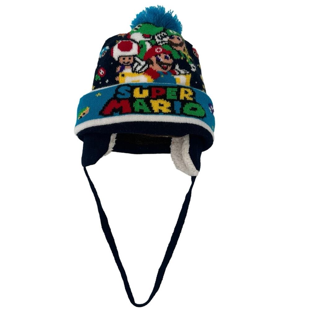 Super Mario bothers beanie mint condition Christmas gift winter hat ski wear